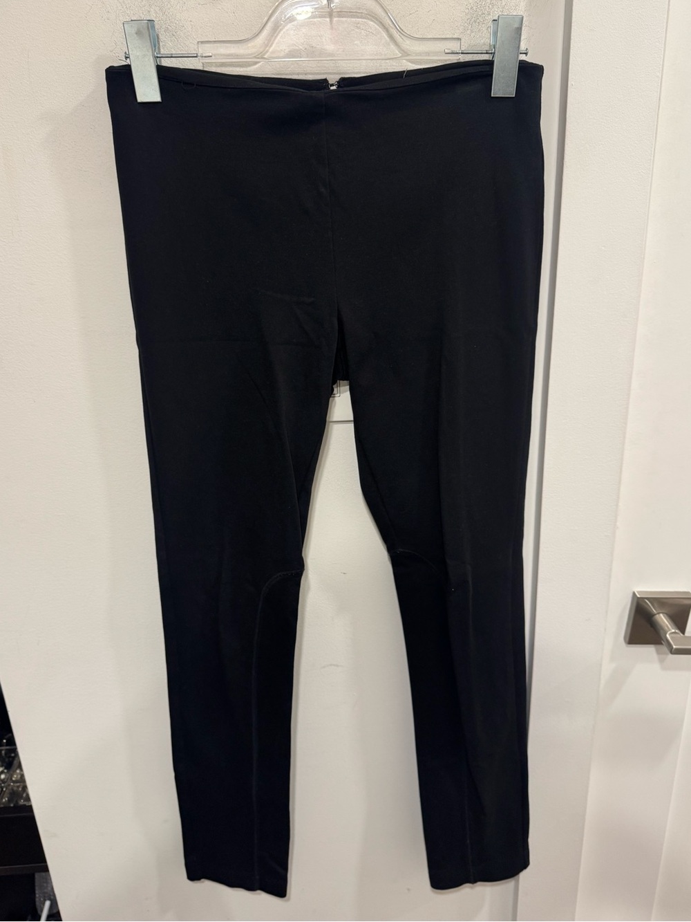 J. Crew Black Leggings with Back Zip